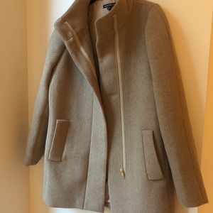 J Crew City Coat Heather Acorn color